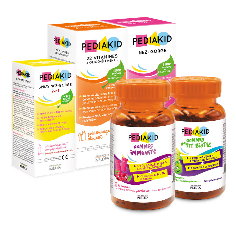 PEDIAKID 22 Vitamines et Oligo-éléments - Dès 6 mois - 125 ml