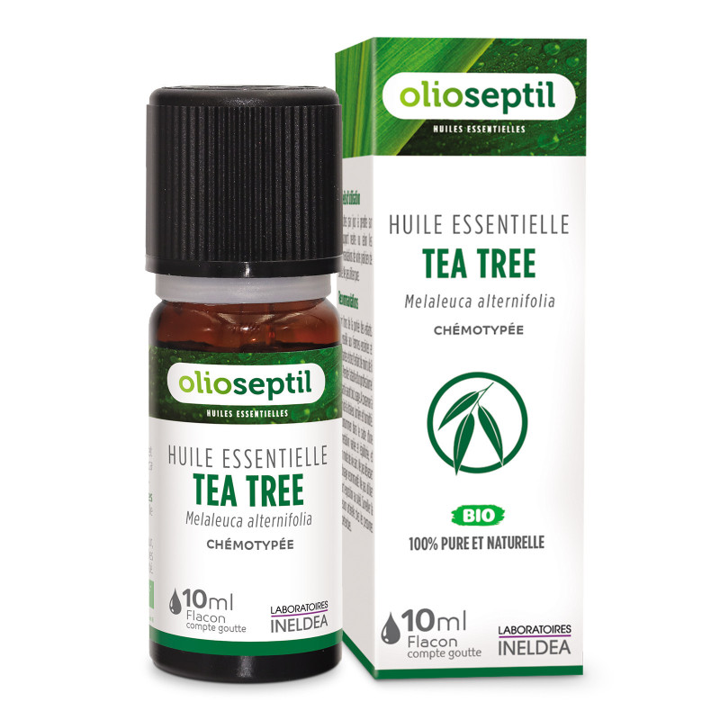 Huile essentielle de Tea Tree bio Flacon compte gouttes 30ml Naturesun'  Aroms antiseptique Bio santé sénior