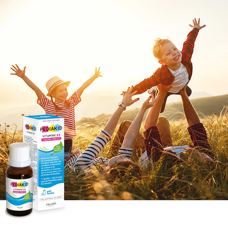 Pediakid Vitamine D3 - complément enfant naturel