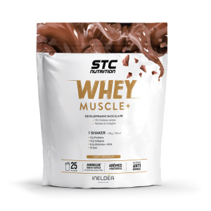 whey muscle + - prise de muscle sec - Shopping Nature